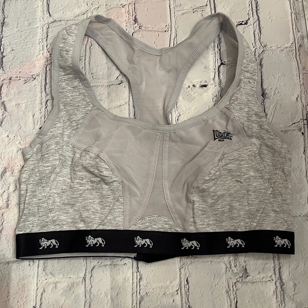 NIB Grey sports bra
